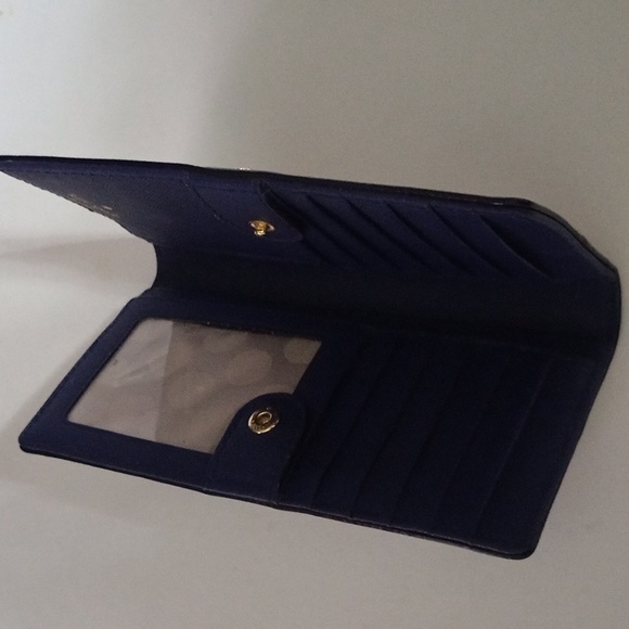 Navy & White Wallet - Picture 3 of 4
